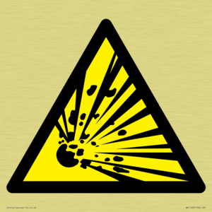 Warning Symbol: Explosive material